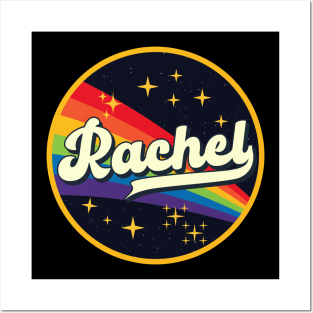 Rachel // Rainbow In Space Vintage Style Posters and Art